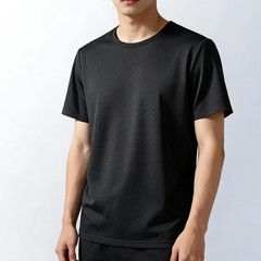 Men’s Ice Silk Half Sleeve Top Polyester Quick Dry Lightweight Regular