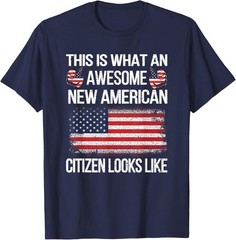 Awesome New American Flag US Citizenship USA US Citizen T-Shirt