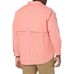 Columbia Men’s Bonehead Long Sleeve Shirt, Salmon, XX-Small Fishing, Hiking