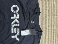 Oakley B1B Logo Navy Black Size Large T-Shirt Blackout NWT