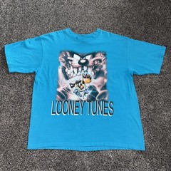 Vintage 1998 Taz T-Shirt Mens XXL Looney Tunes Basketball Streetwear USA Made