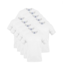 10-Pack GILDAN Men’s Size S Crew Neck T-Shirts Tee Short Sleeve Tag-Free • White