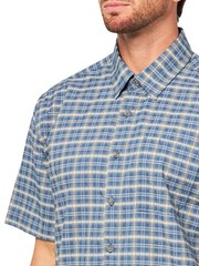 Men’s Tall Short Sleeve Pack It Seersucker 2.0 Indigo