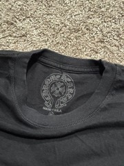 Chrome Hearts Los Angeles Horseshoe Pocket Tee Black Size Medium Made In USA