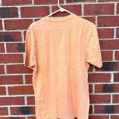 Supreme Shirt Mens Medium Peach Orange Crew Neck Wind Tee SS21 Skater Streetwear