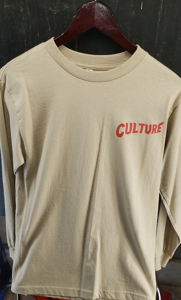 MIGOS CULTURE TAN LONG SLEEVE SHIRT