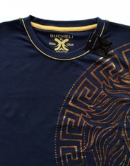 Men’s Bucheli Cotton T Shirt,Italian Style,Slim Fit,Stretch L XL….A13.A