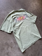 Vintage 90s Body Glove Floral Surf Surfer Beach Summer T Shirt Faded Green XL
