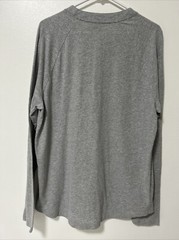Oakley Henley Top Men Size XL Grey Long Sleeve Pull On