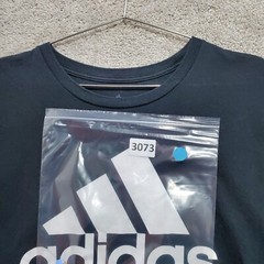 Adidas T-Shirt Men’s L Black Crew Neck Graphic Pullover Easy Care Stretch Casual