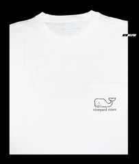 NWT Vineyard Vines Men SS Pocket Crew Tee T-Shirt “VINTAGE WHALE EDITION”