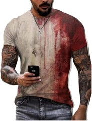 Im Fine Bloody Shirt Halloween Bloody Cloth Men Horror Tshirts Funny Shirts Gift