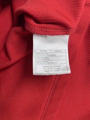Nike XXL Swoosh Red Blue White Striped Polyester Breathable Quick Dry Tshirt
