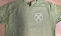 CROSSED GRENADES WWII WW2 German ELITE DIRLEWANGER Division Military T shirt