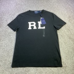 Polo Ralph Lauren Mens Custom Slim Fit Graphic RL T-Shirt Black Size M NWT