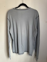 Storm Cloud Brewery Frankfort MI Men’s XL Waffle Knit Long Sleeve Belgian Shirt