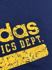 Vintage Adidas Athletic Dept. Issue No. Tee 2XL 27×31 Inches Athletic Sportswear