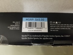 New Spyder Mens 3 Pack Soft Stretch T-Shirts.