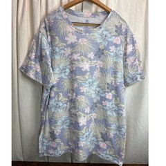 Hurley Floral Summer Hawaiian Short Sleeve All Over Print T-Shirt Men’s Size XXL