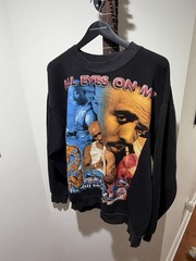 Vintage 2PAC T-Shirt “ ALL EYES ON ME” Me Against The World TUPAC Rap Crew XL
