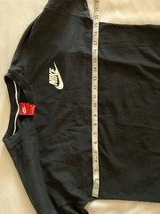 Nike Sportswear Black Half Sleeve Baseball Tee Medium Just Do It