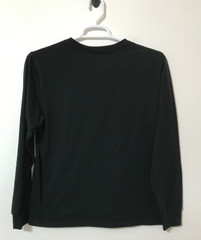Chubbies T-Shirt Size Large Long Sleeve The Weekend has Arrived Pocket Black