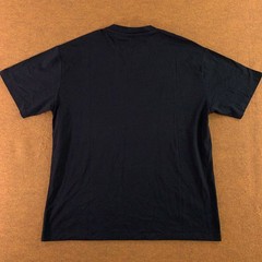 Guess Mens Medium Black Stripe Shoulder Logo Patch Short Sleeve T-Shirt New