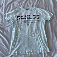 Y&R Young Reckless RCKLSS TEAL GREEN Graphic T-Shirt  Men’s M YR SKATEBOARD THIN