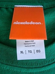 Nickelodeon Rocket Logo T-Shirt Men’s XL NEW Green 100% Cotton Retro 90s Tee