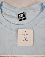 Eric Whiteback Leslie David Baker Photo Tee Light Blue Size Large Sample *1/1*