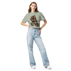 Bigfoot Shoe Shopping Comfort Colors T-Shirt Funny Cryptid Sasquatch Tee S-4XL