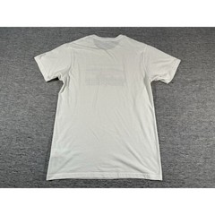 Patagonia P-6 Logo Shirt Mens Medium Slim Fit White Short Sleeve Crew 39061