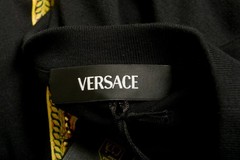 Versace Men’s Logo Print Embellishment Crewneck T-Shirt US XL IT 54