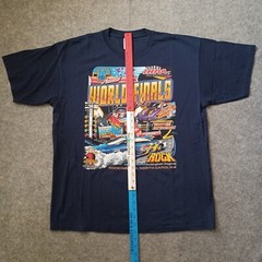 IHRA Motorsports World Finals T Shirt Mens XL Blue 10th Annual Drag Racing Y2K