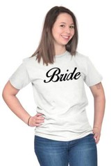 Bride To Be Bachelorette Party Wedding Gift Womens Graphic Crewneck T Shirt Tee