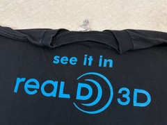 Vintage 2000s 2009 Avatar Movie RealD 3D Promotional Theatre Release T-Shirt XL