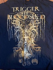 Trigger the Bloodshed Shirt Size XL DeathcoreBurning the Masses Job for a Cowboy