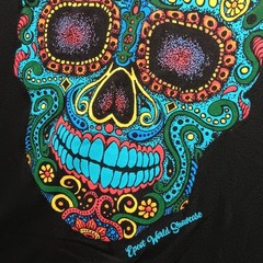 Disney Parks Shirt Men’s XL Black Dia De Los Muertos Fiesta Epcot World Showcase