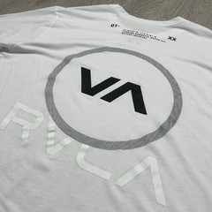 RVCA VA Sport Tee T Shirt Mens XL White Gym Workout Regular Fit Coordinates