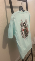 Powell Peralta Sakura Yosozumi Samurai T-Shirt Celadon – Men’s -Size Medium