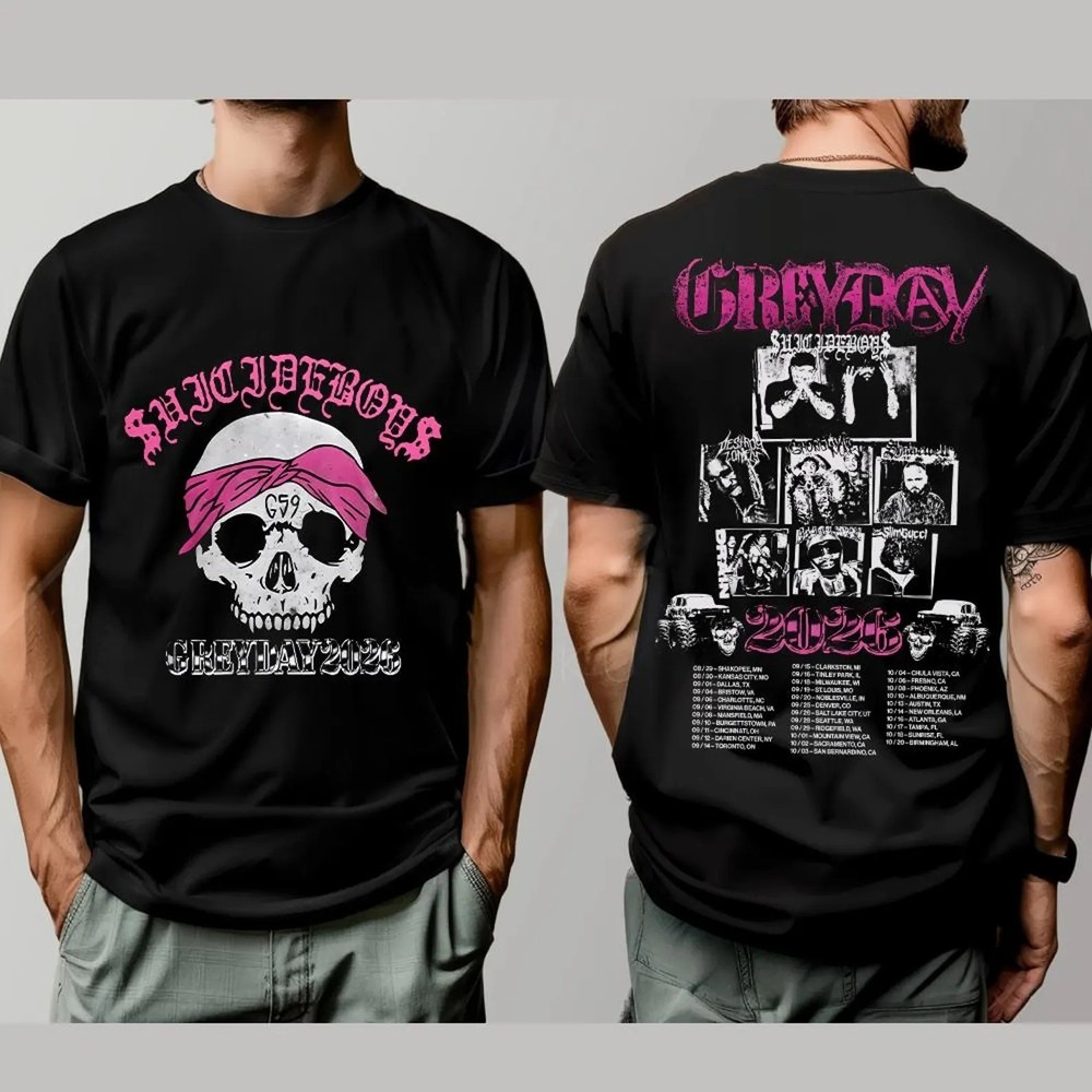 Suicide boys Grey Day 2026 Tour T-Shirt