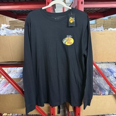Bass Pro Shops Shirt Mens Large Black Johnny Morris Long Sleeve Tee NEW!
