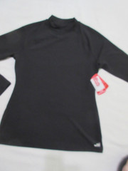 BCG Cold Weather Round Neck Long Sleeve Pull Over w Thumb Hole, Size LARGE, NWT!