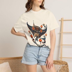 Paper Cut Night Market Radio Manta T-Shirt Graphic