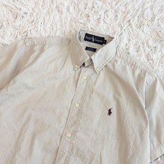 Ralph Lauren BLAKE Men’s Beige Cotton Polo Shirt M For 14Y+ Japan