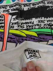 SALE! NWOT PANAMA JACK T-SHIRT Spring Break Beach Vacation Neon Palm Tree Boat