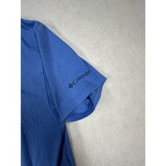 Columbia Blue SS men’s T-shirt, Size L, Bear, trees and mountains