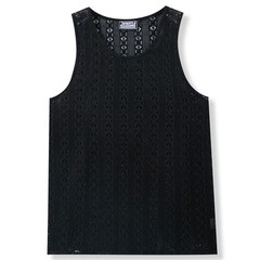 Men’s Casual Tank Top Round Neck Sleeveless Vest Loose Beach Summer Shirt