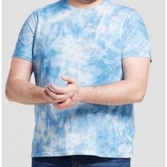 New Mossimo Supply Co. Men’s T-shirt – Short Sleeve, Good Day Blue, 2XB