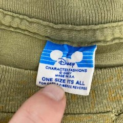 Vintage Indiana Jones All Over Print Disney Character Fashions T-shirt 1990s